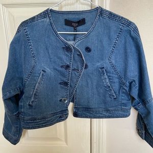 Tibi  denim Cropped jacket